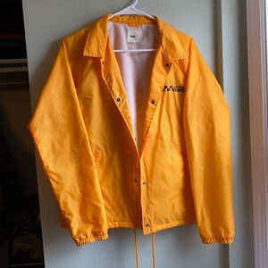 Yellow Vans Windbreaker